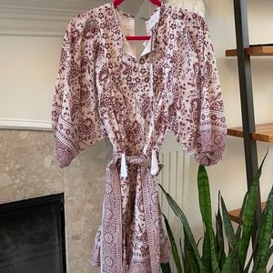 NWT Cleobella Magdalena Paisley Mini Dress Medium
